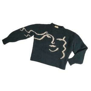 Paloma Wool Small Green Face Sweater